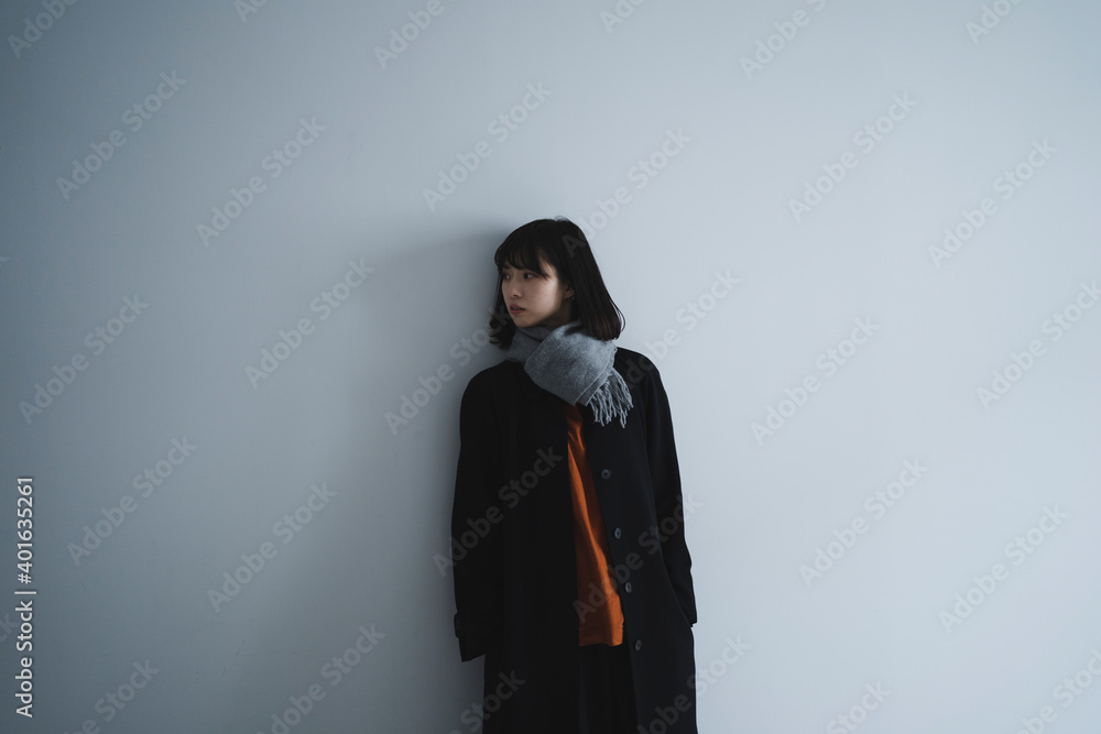 冬ファッションの女性 冬ファッションの女性