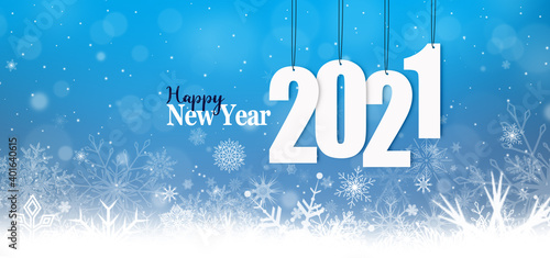 New year. Christmas. Snowflakes. New Year's cards.