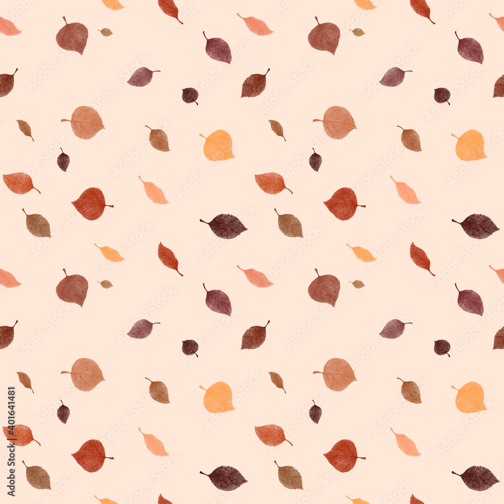 Seamless pattern leaf fall Seamless pattern leaf fall