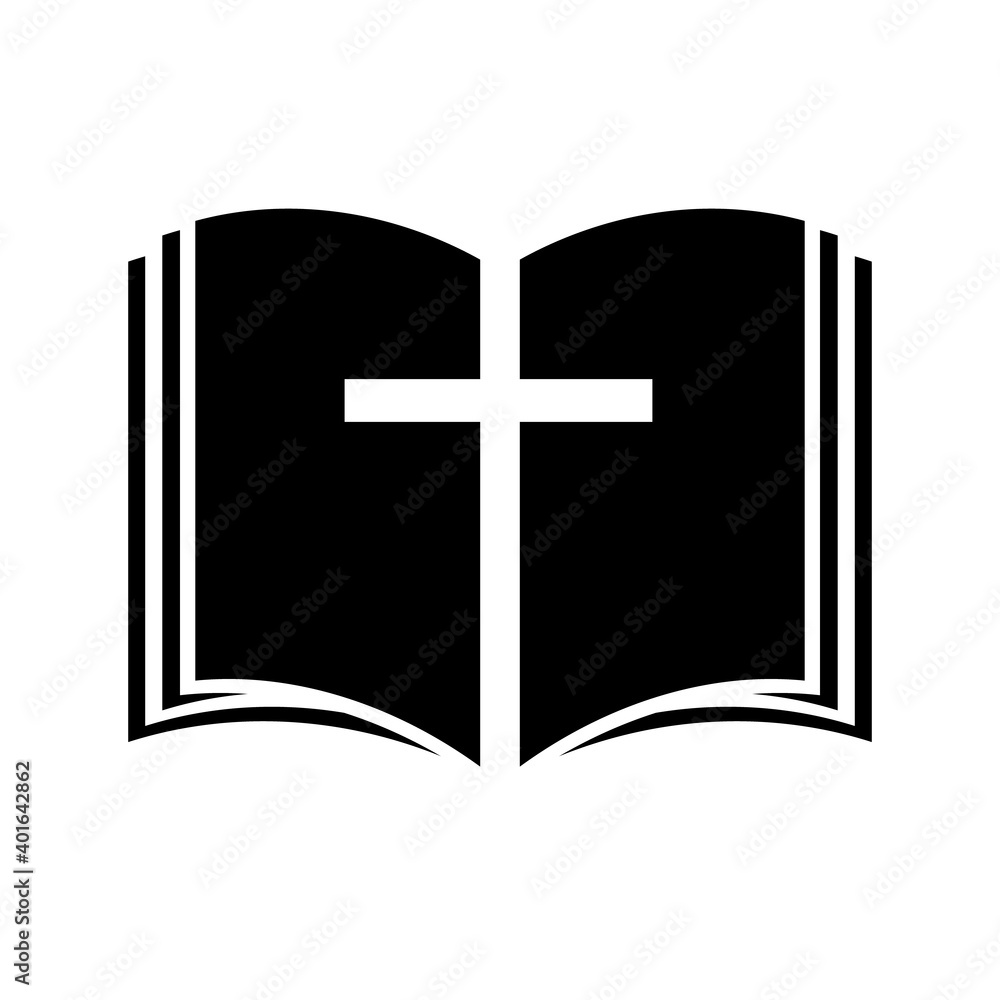 Christian Cross in the Bible, vector art illustration. Christian Cross in the Bible, vector art illustration.