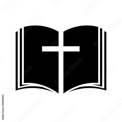 Christian Cross in the Bible, vector art illustration.