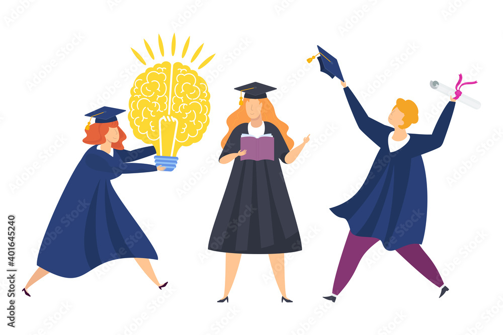 Graduation students. Group of fun people. Boys and girls. Graduation students. Group of fun people. Boys and girls.