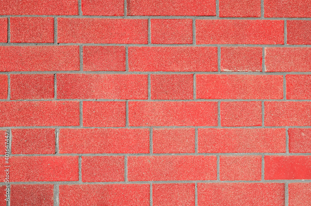 Obraz premium red brick wall background