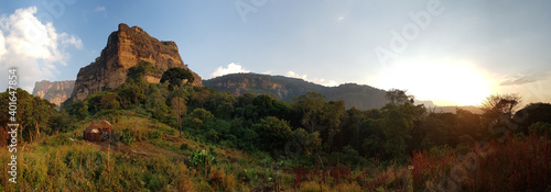 Mount Kadam (Kadama) in Uganda. Kadam Central Forest Reserve