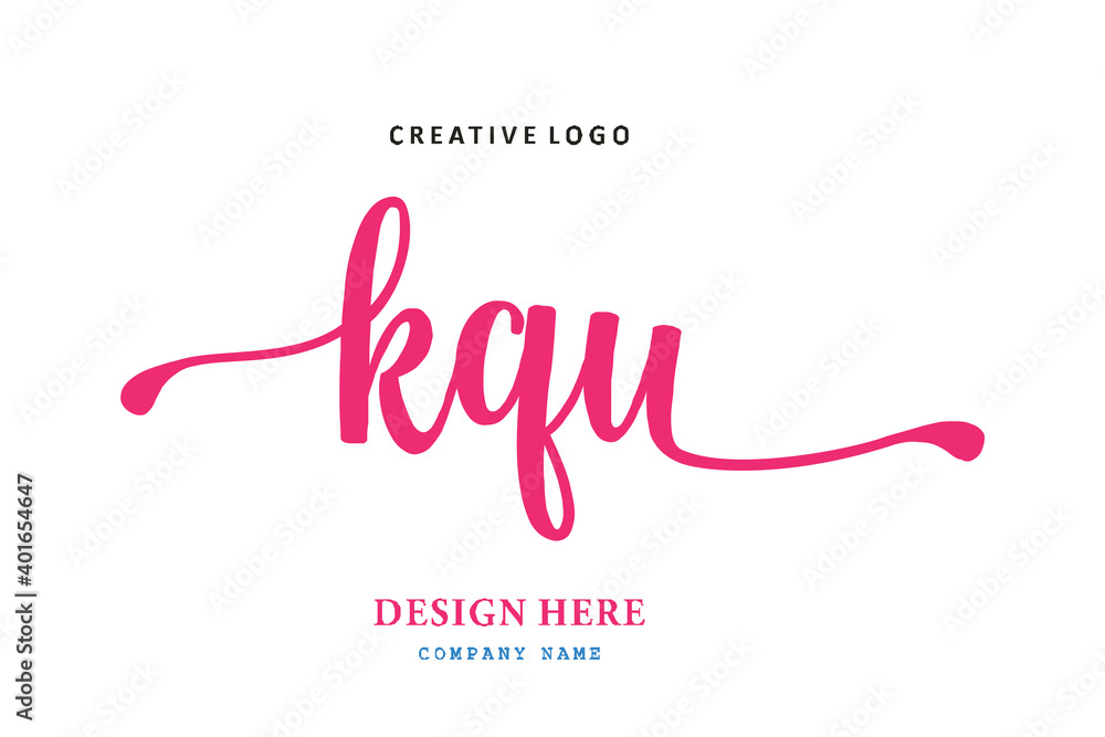 KQU lettering logo is simple, easy to understand and authoritative KQU lettering logo is simple, easy to understand and authoritative