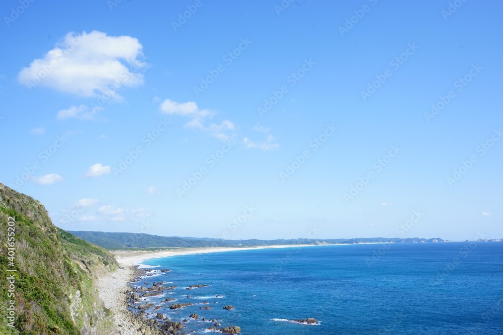 Landscape from Cape Kadokura in Tanegashima island, Kagoshima, Japan - 種子島 門倉岬からの眺望	