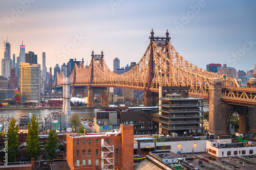 Fotografie, Obraz New York City Skyline from Queens
