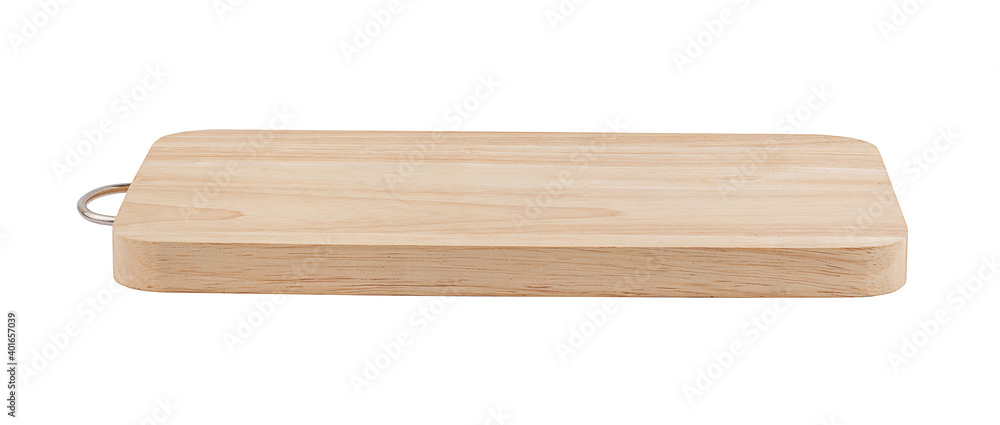 Wood cutting board isolated on white background Wood cutting board isolated on white background