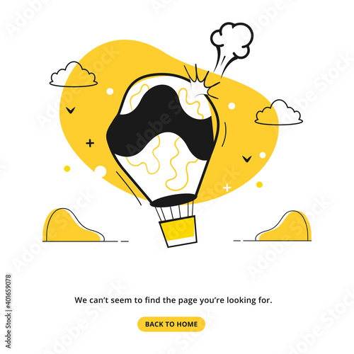 404 Error Page Parasuit Template