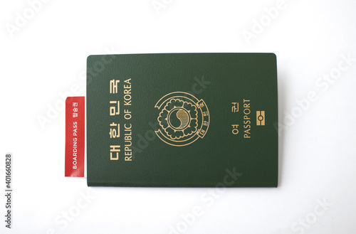 background, business, card, citizen, close up, closeup, document, emigration, id, identification, identity, immigration, international, isolated, korea, legal, national, official, pass, passport, repu