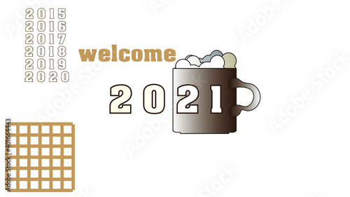 2021 happy new year, welcoming the new year