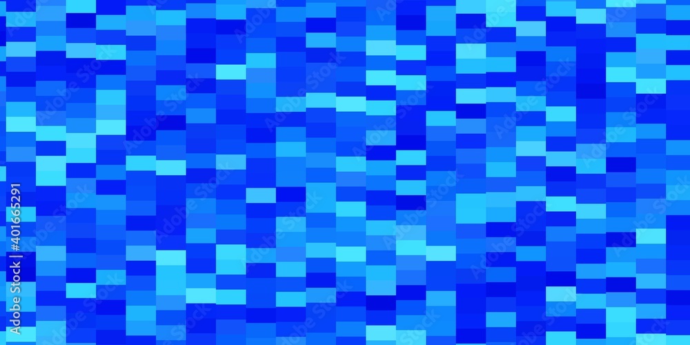 Light BLUE vector texture in rectangular style. Light BLUE vector texture in rectangular style.