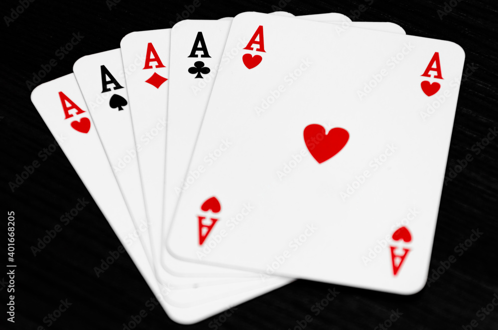 Poker winning hand of five aces Poker winning hand of five aces