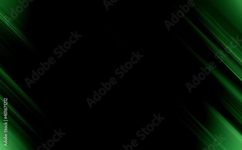 Background black and green dark are light with the gradient is the Surface with templates metal texture soft lines tech gradient abstract diagonal background silver black sleek with gray. © Kamjana