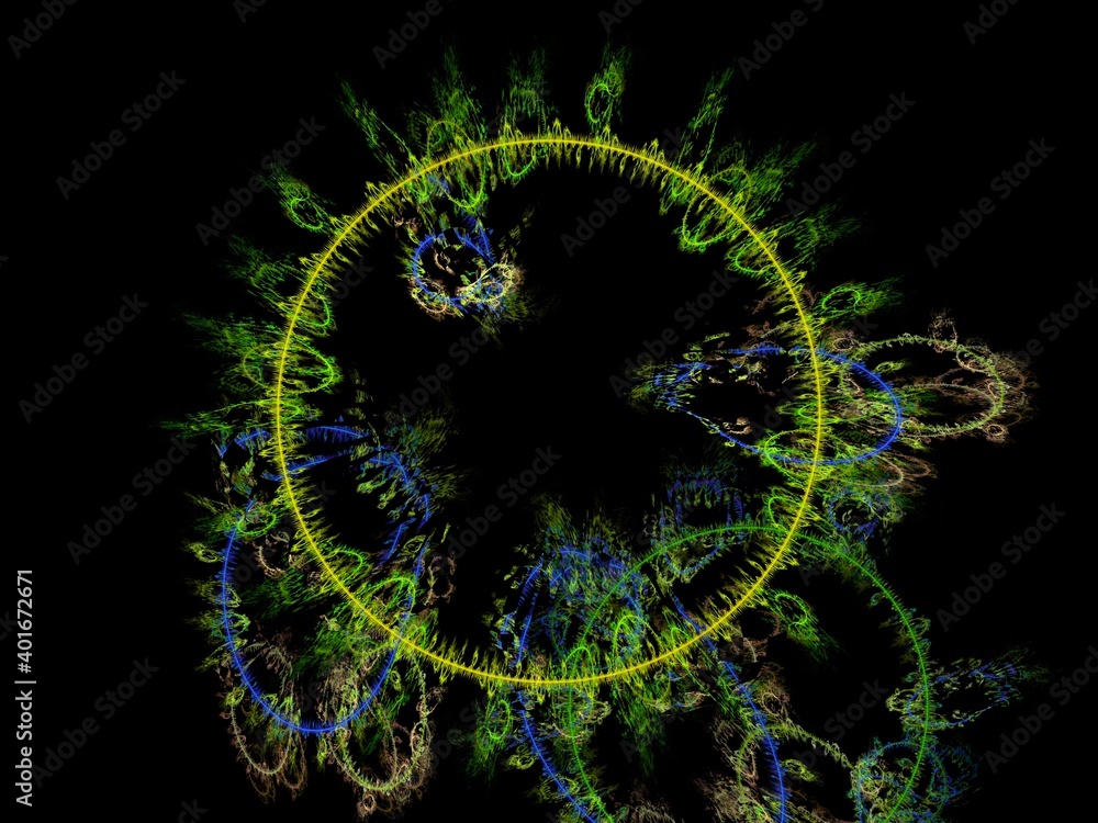Imaginatory fractal background Image Imaginatory fractal background Image