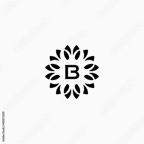 monogram letter B logo design, fashion inspiration