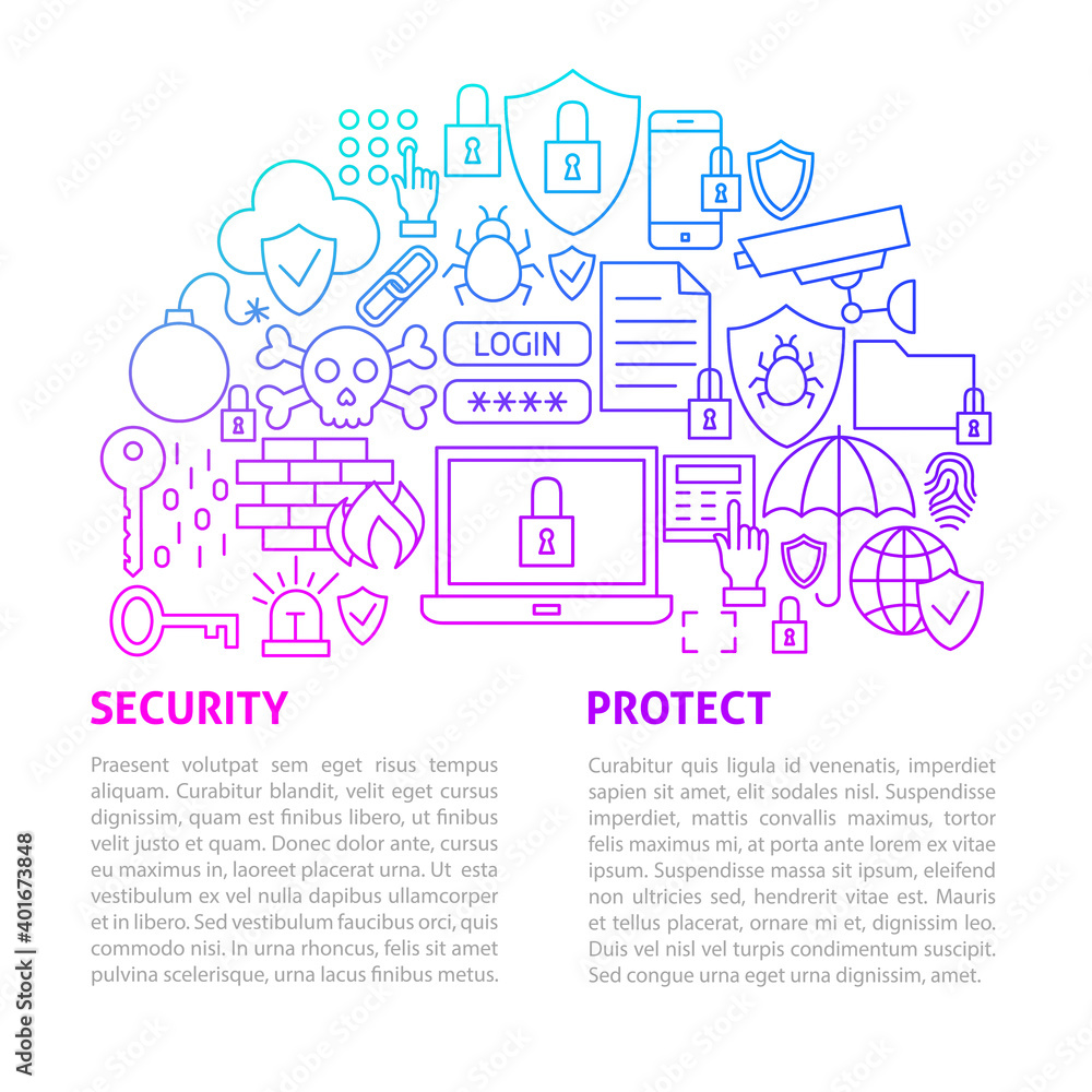 Security Protect Line Template Security Protect Line Template