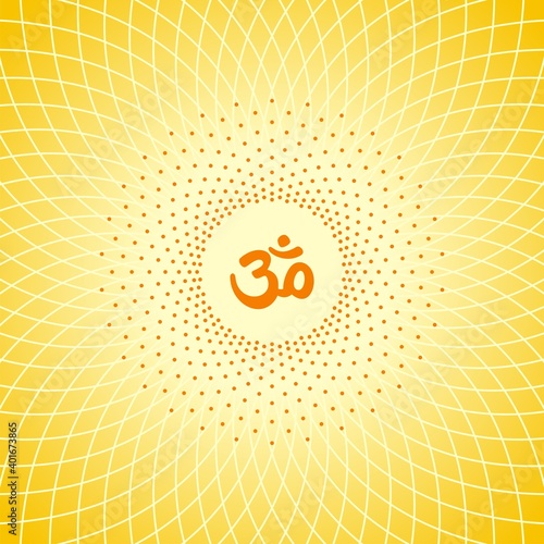 aum syllable , paisley design ,Hinduism , India	