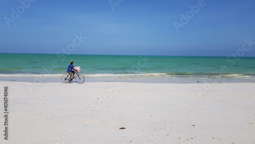 Sunny day on Paje beach, Zanzibar 
