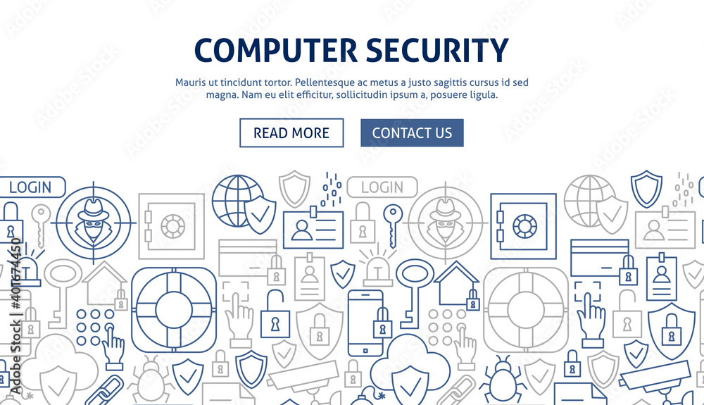 Computer Security Banner Design Computer Security Banner Design