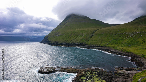 Clouds on hill tops