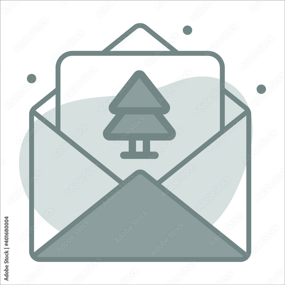 greeting icon, modern style Christmas and New Year line icon, Isolated winter holiday symbols greeting icon, modern style Christmas and New Year line icon, Isolated winter holiday symbols