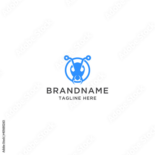Ant logo icon design template vector