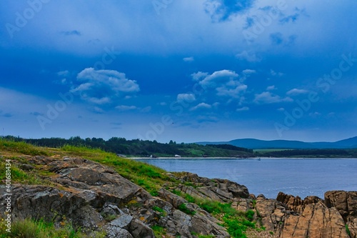 Landscape with clouds in Ahtopol