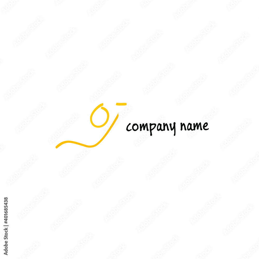 OJ Handwritten Logo for Identity OJ Handwritten Logo for Identity