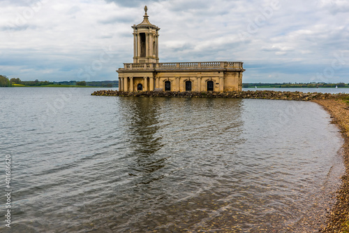 The view north across Rutland Water in the UK from Normanton