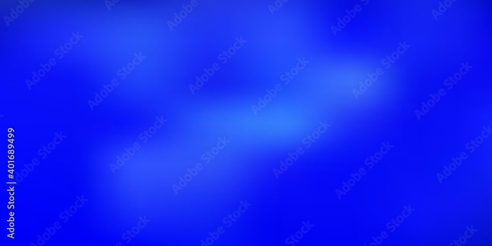 Fototapeta premium Light blue vector blurred template.