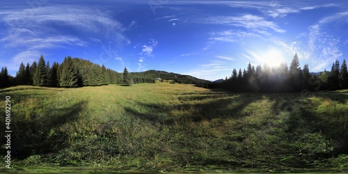 Fototapeta Naklejka Na Ścianę i Meble -  Tatra Mountains in Summer HDRI Panorama
