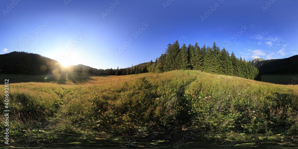 Tatra Mountains in Summer HDRI Panorama