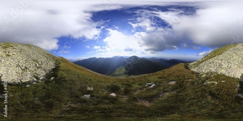 Fototapeta Naklejka Na Ścianę i Meble -  Tatra Mountains in the summer HDRI Panorama