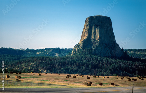 Valokuva View of Devils Tower National Monument, USA