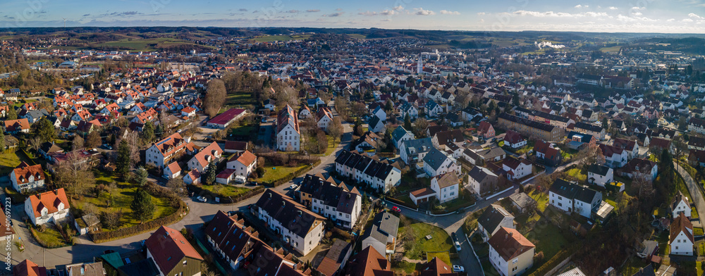 Pfaffenhofen Ilm Bavarian City view from Top