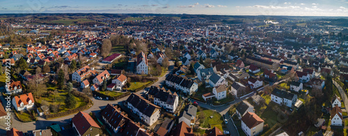 Pfaffenhofen Ilm Bavarian City view from Top