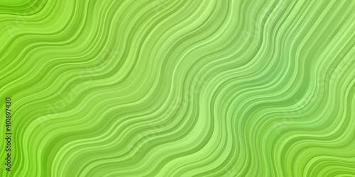 Light Green vector background with lines.
