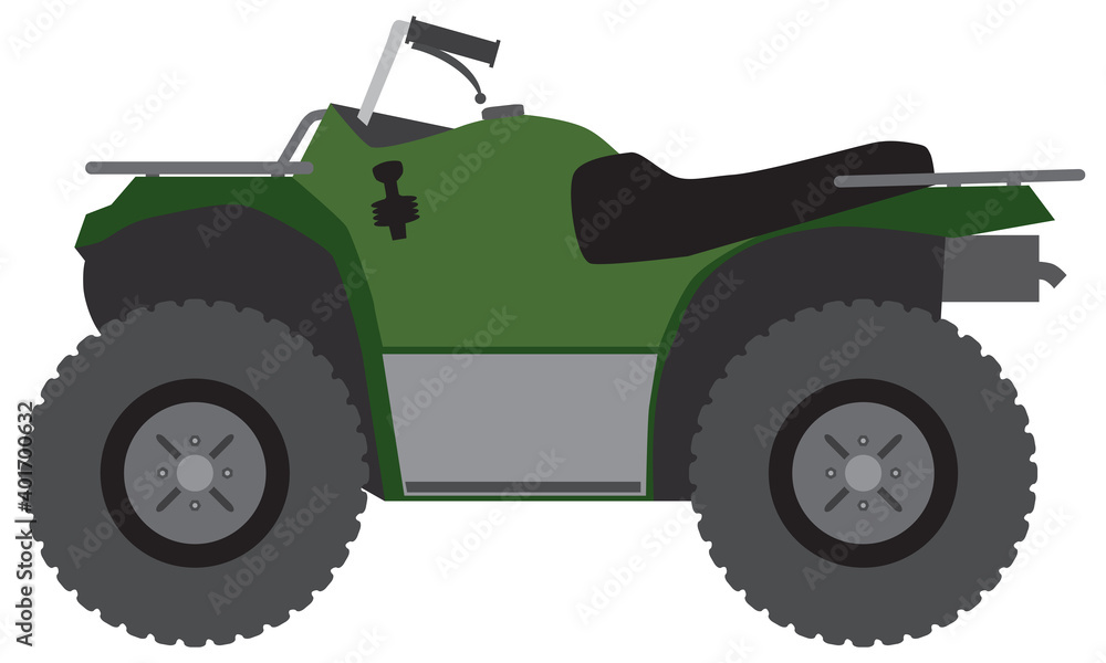 Flat Vector ATV