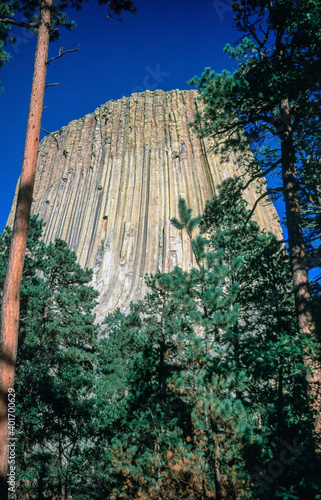 Valokuva View of Devils Tower National Monument, USA