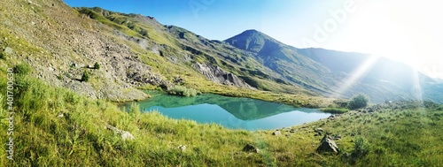 view of the mountains