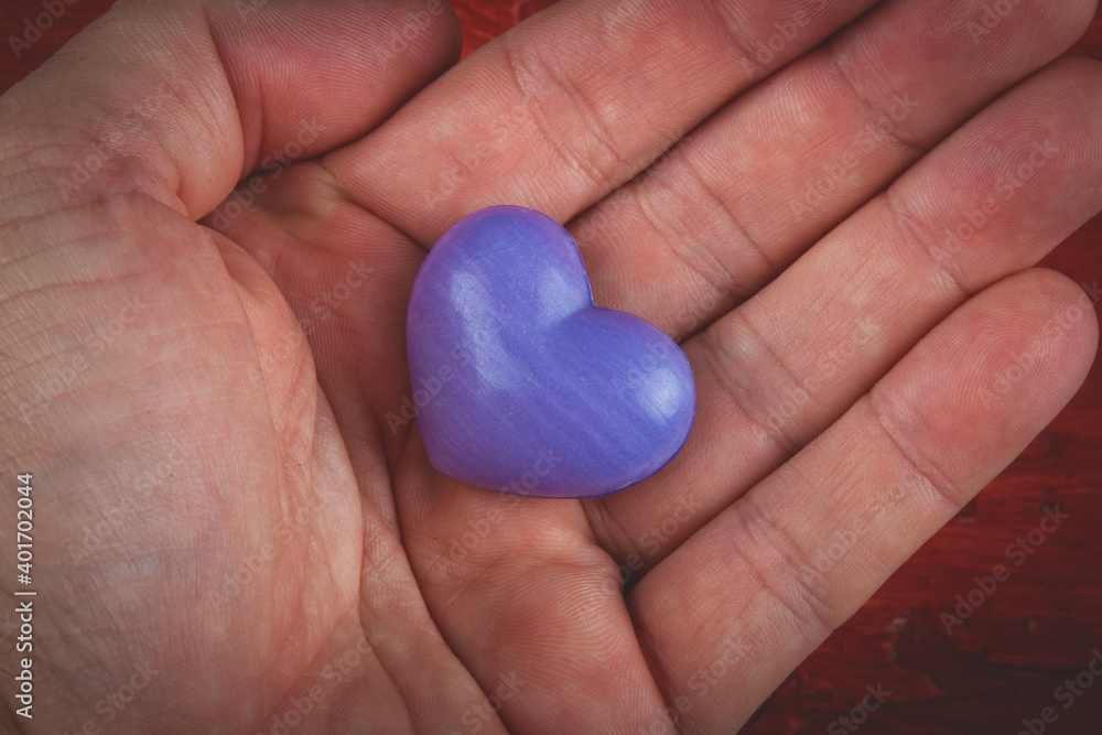 Fototapeta premium Valentine's day concept with copy space