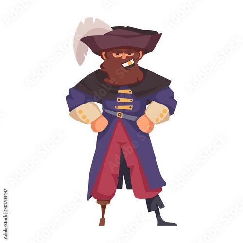 Pirate In Costume Composition