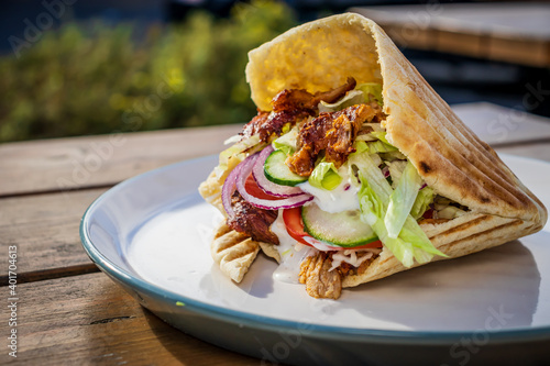 Doner Kebab at a local street food stall