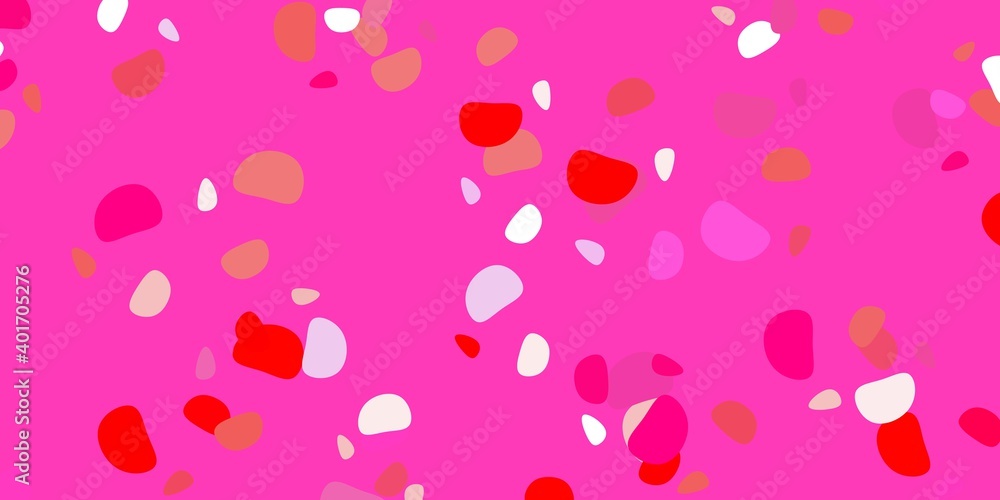 Light pink, yellow vector texture with memphis shapes. Light pink, yellow vector texture with memphis shapes.