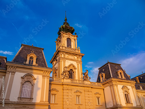 View on the Festetics Palace in Keszthely
