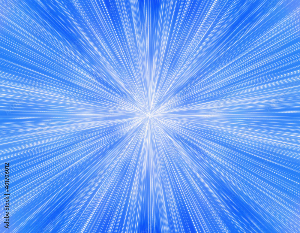 white speed rays on blue background white speed rays on blue background
