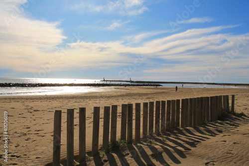 Carnon Plage  a seaside resort in the south of Montpellier 