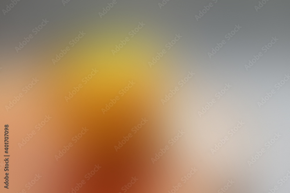 Gradient abstract background autumn, foliage, orange, yellow, brown, with copy space