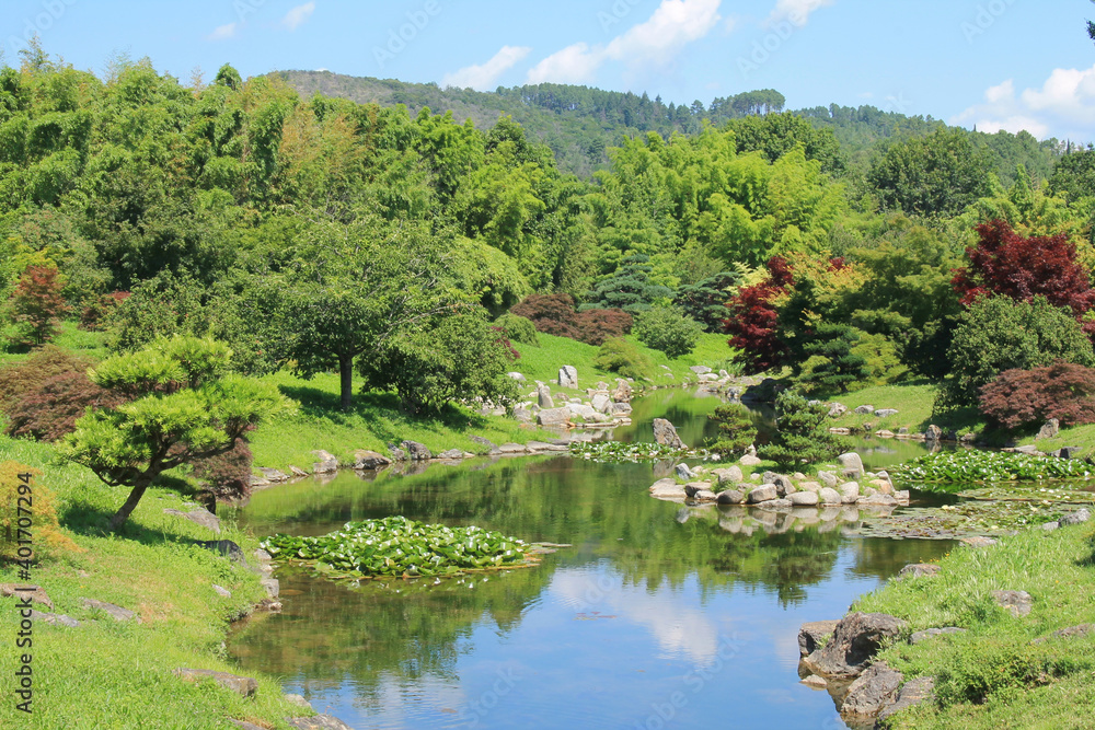 The Valley of the Dragon, a splendid Japanese-style Zen garden at Anduze, France
The Valley of the Dragon, a splendid Japanese-style Zen garden at Anduze, France